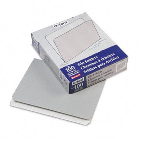 PENDAFLEX Pendaflex 152-GRA Two-Tone File Folders- Straight Cut- Top Tab- Letter- Gray/Light Gray- 100/Box 152-GRA